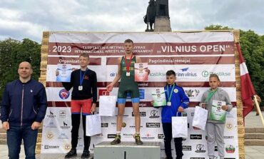 Zapaśnicy ze Szkoły Sportowej w Niemenczynie zwycięzcami „Vilnius Open”