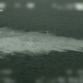 Wyciek gazu z Nord Stream 1. Fot. www.youtube.com