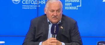 Deputowany Konstanty Zatulin. Fot: printscreen/zatulin.ru