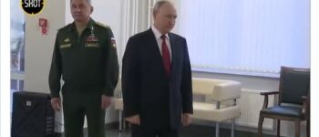Siergiej Szojgu i Władimir Putin