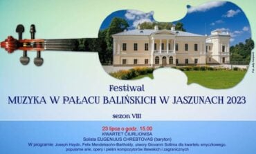 Kolejny koncert festiwalu „Muzyka w Pałacu Balińskich”
