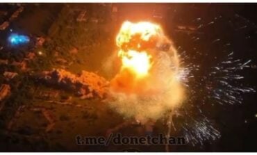 Taka piękna „bawowna”. Ukraińcy pokazali potężną eksplozję arsenału Rosjan w Makiejewce (WIDEO)