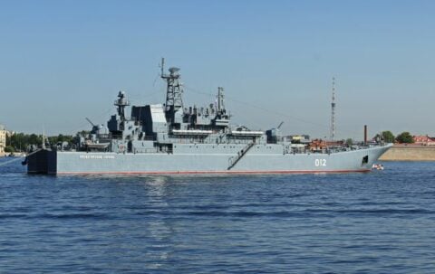Rosyjski okręt desantowy „Górnik Olenegorski”