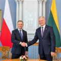 Prezydent Polski Andrzej Duda i prezydent Litwy Gitanas Nausėda