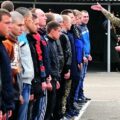 Grupa ukraińskich poborowych
