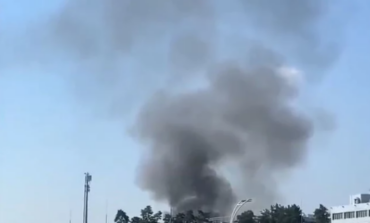 Wybuch na obrzeżach Kijowa