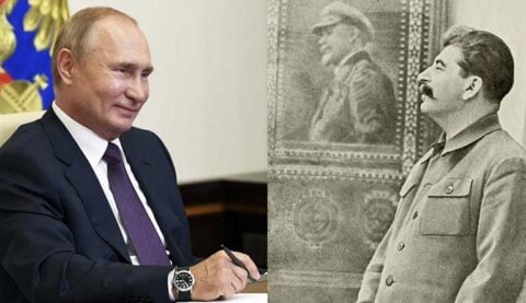 Zdjęcie Putin i Stalin