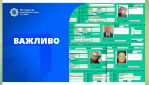 Zdjęcie strony rejestru zbrodniarzy wojennych i zdrajców opracowany przez Ministerstwo Spraw Wewnętrznych Ukrainy