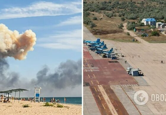 Atak dronów na najważniejsze lotnisko na Krymie