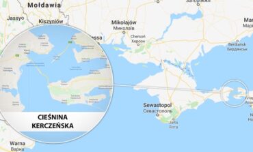 Rosja ogłosiło ograniczenie ruchu statków w Cieśninie Kerczeńskiej