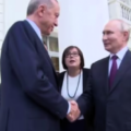 Prezydent Turcji Recep Tayyip Erdogan i prezydent Rosji Władimir Putin podczas spotkania w Soczi, 4 września 2023 r. Fot. Ria Novosti