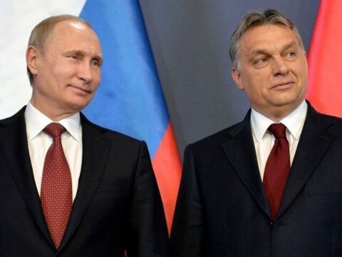 Prezydent Rosji Władimir Putin i premier Węgier Viktor Orban Fot. Wikipedia – domena publiczna