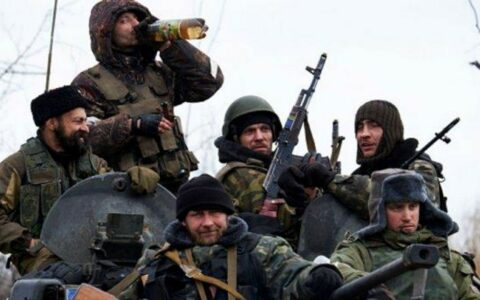 Rosyjscy najemnicy w Donbasie, 2014 r. Fot. mil.ru