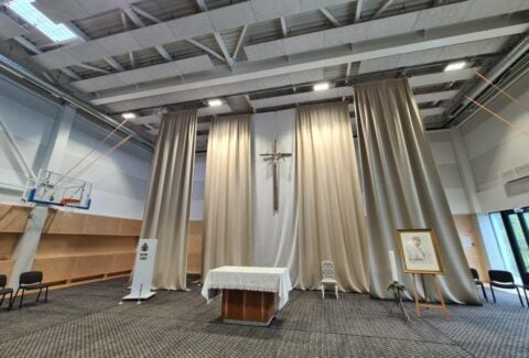 Kościół św. Jana Pawła II w Wilnie Fot. TVP Wilno