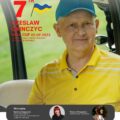Plakat zapraszający na 7th Czesław Okińczyc Golf Cup 2023