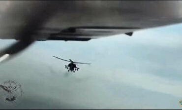 Ukraiński dron uciekł przed dwoma śmigłowcami i samolotem