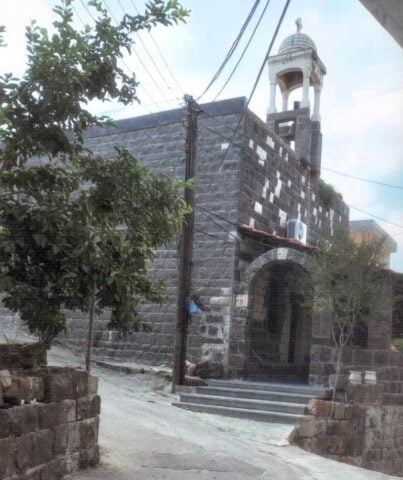 Kościoły Bdady – historyczny kościół z XIX wieku pw. Zaśnięcia Matki Bożej Fot. ze zbiorów Barbary Anny Hajjar
