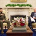 Prezydenci Joe Biden i Wołodymyr Zełenski Fot: president.gov.ua