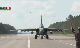 Na autostradzie M1 Brześć - Mińsk wylądowały wojskowe samoloty (WIDEO)