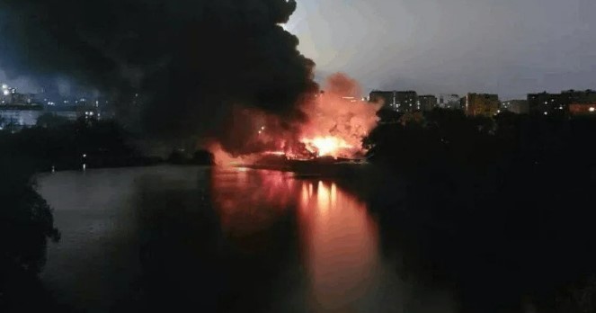 Pożar siedziby FSB w Moskwie