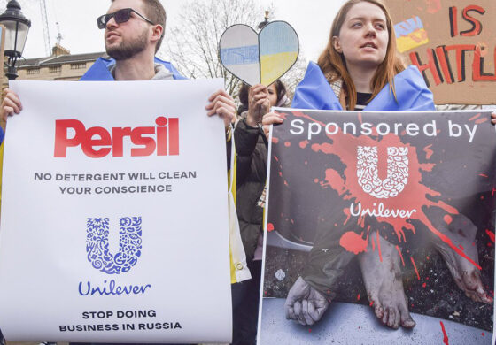 Koncern Unilever sponsorem armii Putina