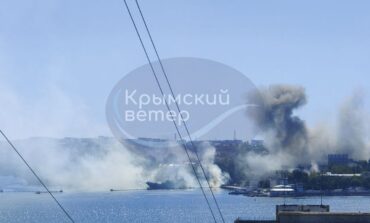 Mocne! Ukraińskie rakiety trafiły w sztab Floty Czarnomorskiej w Sewastopolu. Panika na Krymie (WIDEO)