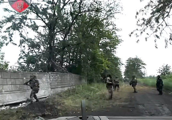 Ukraińscy specjalsi opublikowali nagranie ze skutecznego atak pod Blahodatnem