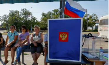 Ukraińskie drony uderzyły w rosyjski „sztab wyborczy” na okupowanym terytorium