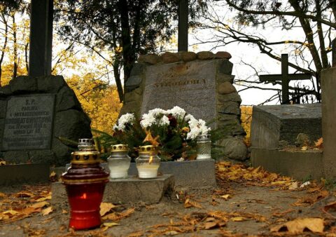 Grób Poety na wileńskim Cmentarzu Na Rossie Wikipedia – domena publiczna