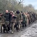Ukraińscy jeńcy wojenni podczas wymiany, 16 kwietnia 2023 r. Fot. Sztab Generalny Sił Zbrojnych Ukrainy