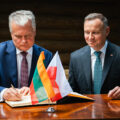 Prezydent Litwy Gitanas Nausėda i Prezydent RP Andrzej Duda Fot. Eitvydas Kinaitis/lrp.lt/kurierwilenski.lt
