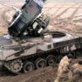 Uszkodzony czołg Leopard 2A4 Fot. Twitter (X)