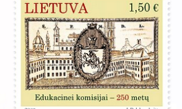 Litewski znaczek pocztowy upamiętnia 250. rocznicę powołania Komisji Edukacji Narodowej