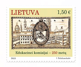 Litewski znaczek pocztowy upamiętnia 250. rocznicę powołania Komisji Edukacji Narodowej