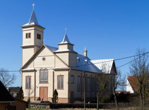 Kościół pw. Najświętszej Maryi Panny, Matki Dobrej Rady w Rudominie Fot. Marian Paluszkiewicz/kurierwilenski.lt