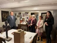 Wizyta Ambasadora RP w Muzeum Księdza Prałata Józefa Obrembskiego w Mejszagole