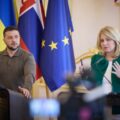 Prezydenci Ukrainy Wołodymyr Zełenski i Słowacji, Zuzana Czaputowa