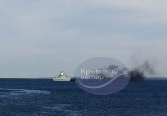Ukraińcy kasują Flotę Czarnomorską. Kolejny nośnik rakiet „Kalibr” trafiony! (WIDEO)
