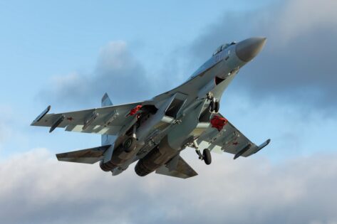 Ukraińskie drony uderzyły w rosyjskie Su-35