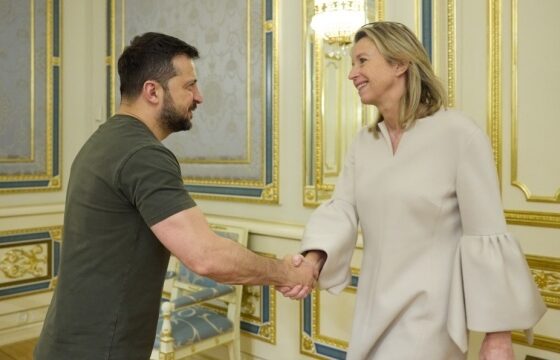 Prezydent Ukrainy spotkał się z szefową Ministerstwa Obrony Holandii