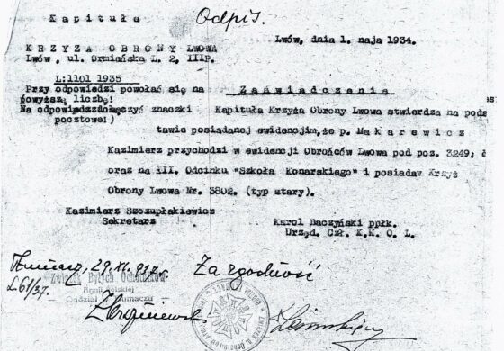 „Semper Fidelis”. Bohaterowie obrony Lwowa (XX) Kazimierz Makarewicz