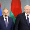 Premier Armenii Nikol Paszynian i Aleksander Łukaszenka Fot: Michaił Metzel/TASS