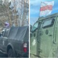 Kolumna białoruskich samochodów wojskowych (BCB)