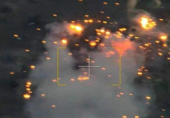 Okupanci zrzucili na Awdijiwkę pociski zapalające (WIDEO)