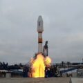 Rosyjski satelita Kosmos 2570, umieszczony na rakiecie nośnej Sojuz, wystrzelony z kosmodromu w Plesiecku 27 października 2023 r. Fot. @SpaceIntel101