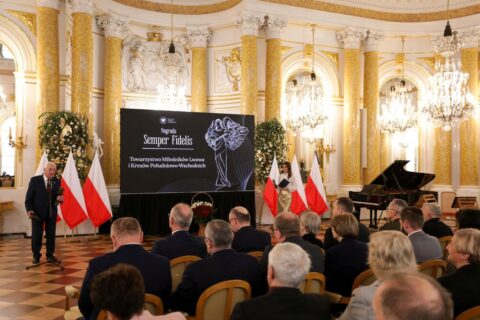 Uroczysta gala wręczenia nagród Instytutu Pamięci Narodowej „Semper Fidelis” – Warszawa, 15 grudnia 2023 r. Fot. Mikołaj Bujak (IPN)