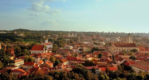 Wilno – widok Starego Miasta Fot. Wikipedia – domena publiczna