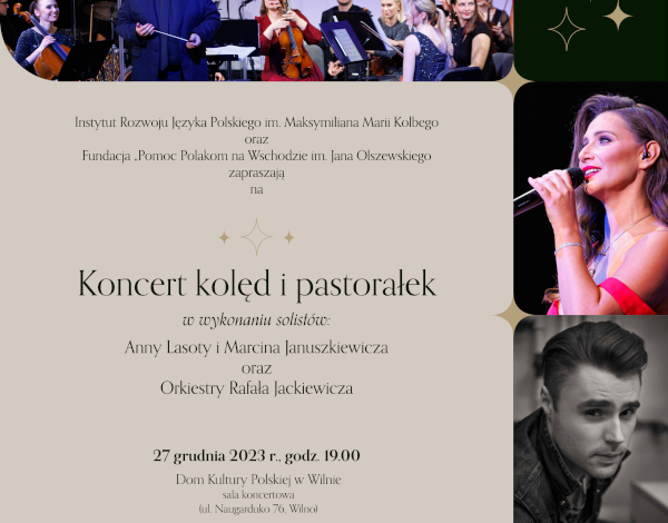 Koncert kolęd i pastorałek w Domu Kultury Polskiej w Wilnie