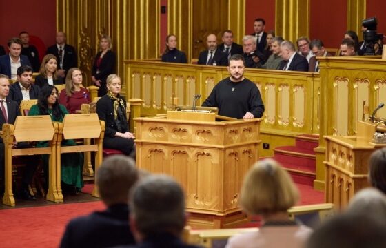 Prezydent Ukrainy przemawiał w norweskim parlamencie