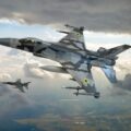Zdjęcie ilustracyjne. Wizualizacja F-16 w ukraińskich barwach. Grafika: Ministerstwo Obrony Ukrainy